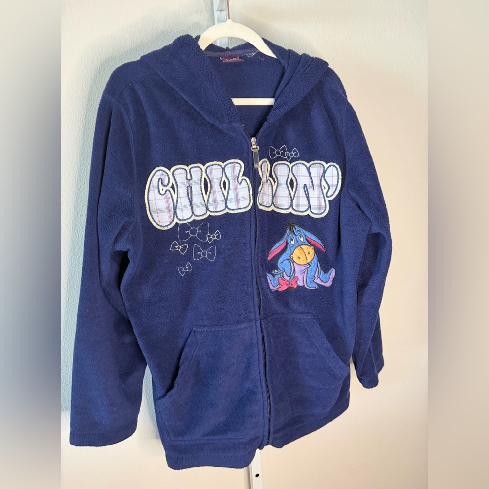Disney Blue Hoodie - Chillin' Eeyore Design